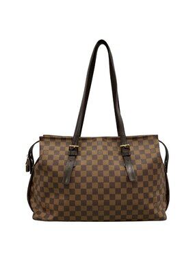 Louis Vuitton Shoulder Bag Damier Chelsea Ebene